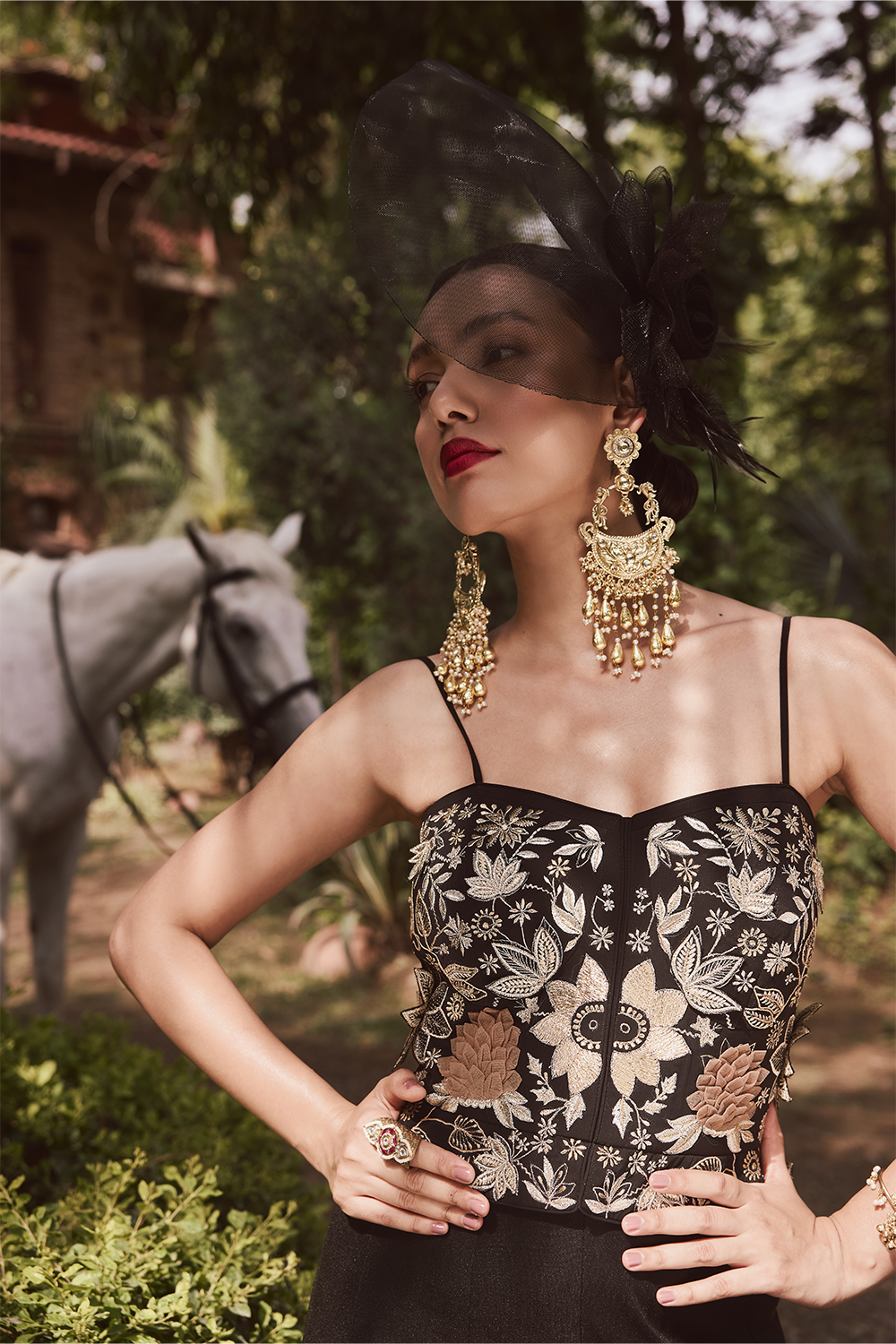 Shehzaadi Noir Jumpsuit