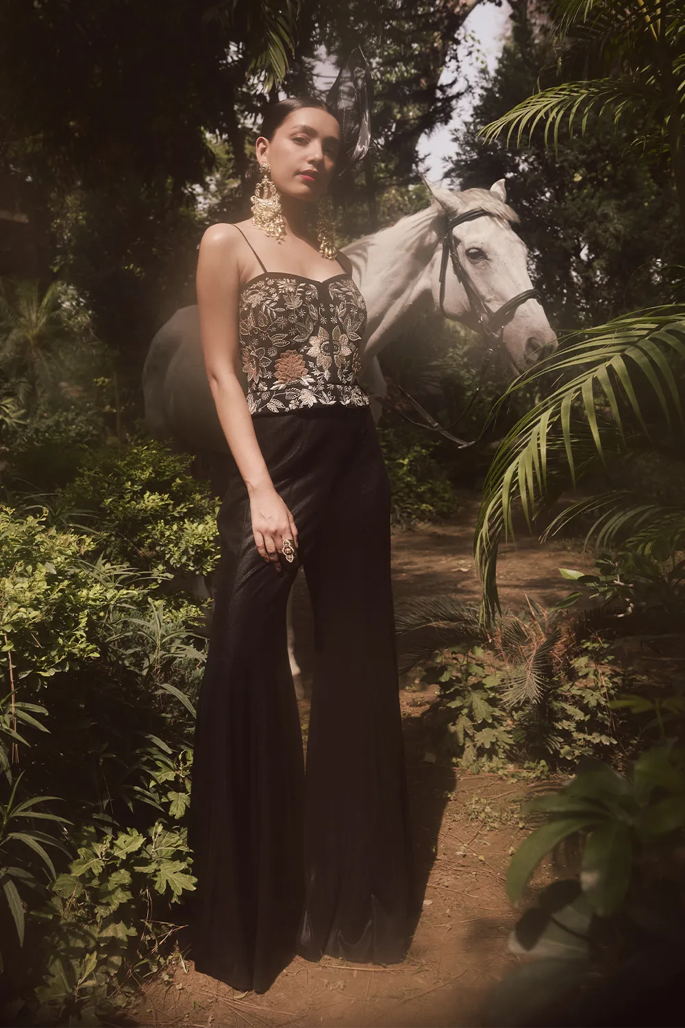 Shehzaadi Noir Jumpsuit
