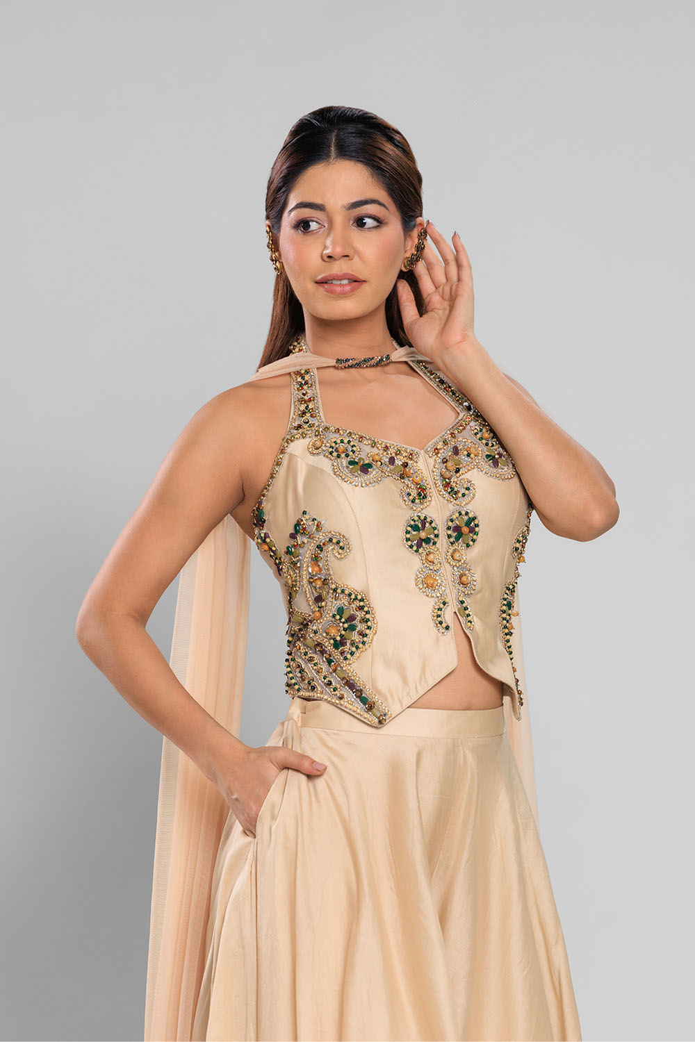 Zeenat Glow Sharara Set - Roop Vatika Official