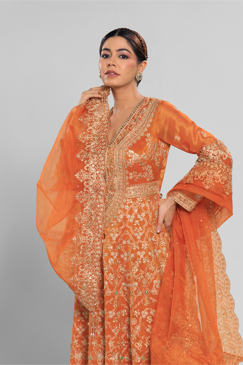 Zarqeen Noor Anarkali set