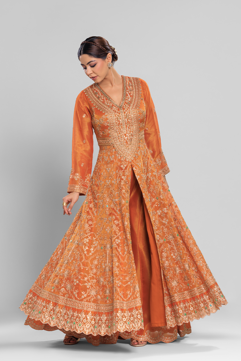 Zarqeen Noor Anarkali set - Roop Vatika Official