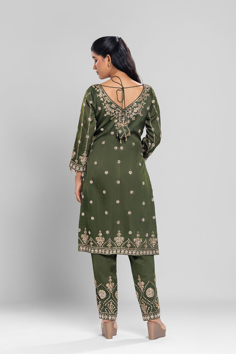 Zeenat Shirt and pant set - Roop Vatika Official