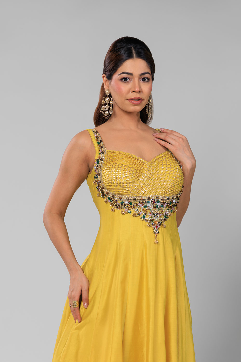 Aamora Glow Churidaar set set