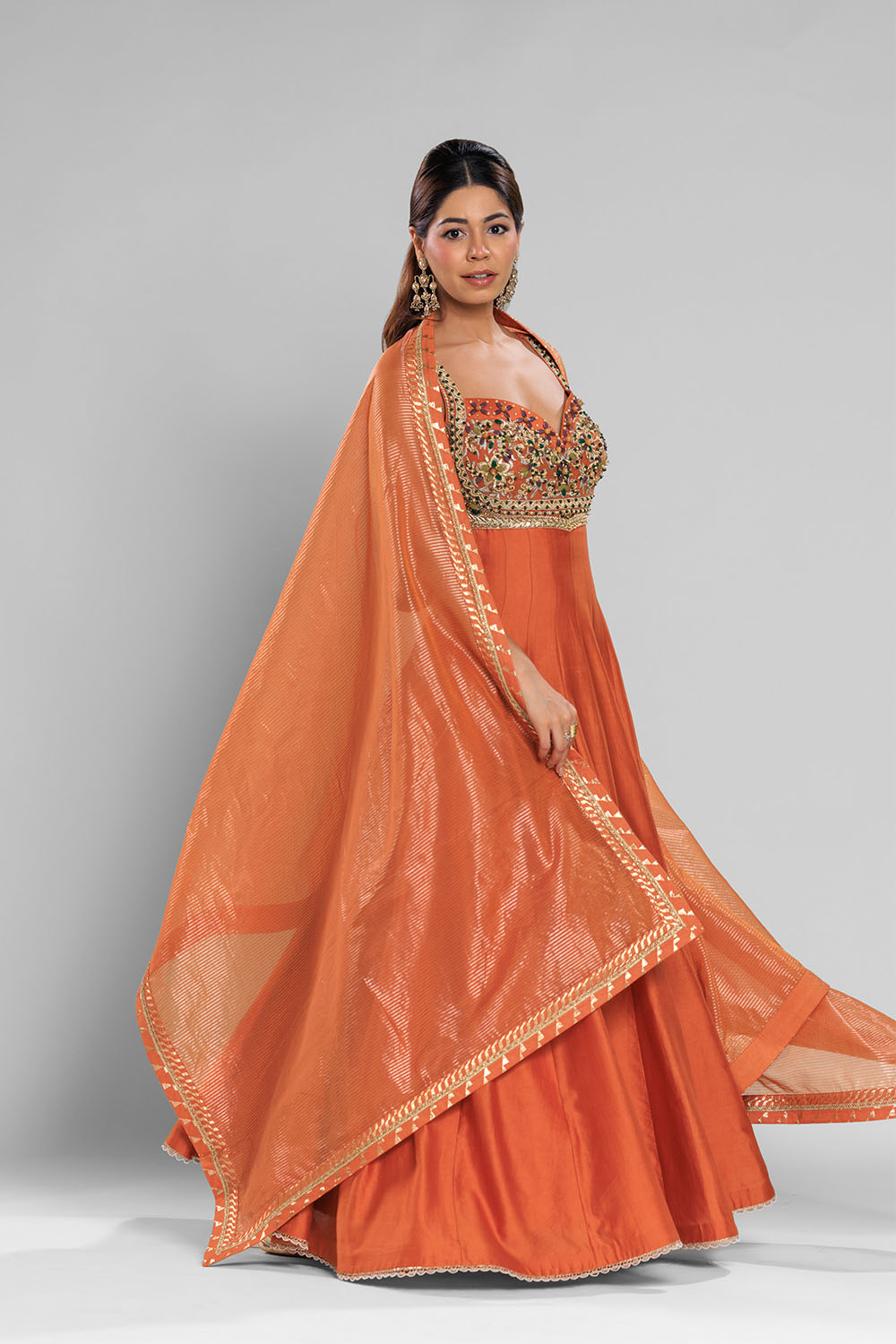 Adaa Rustique Anarkali set