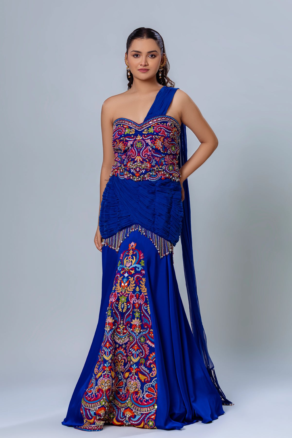 Riva Corset Drape Saree