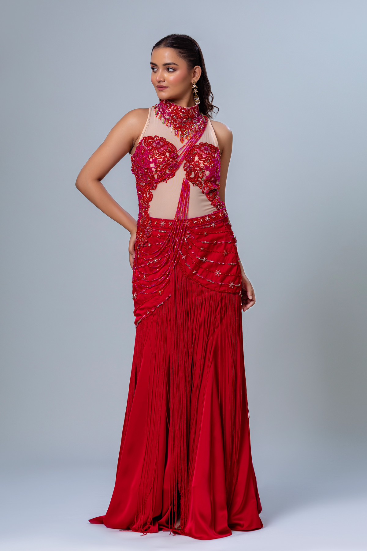 Noor Drape Saree Set