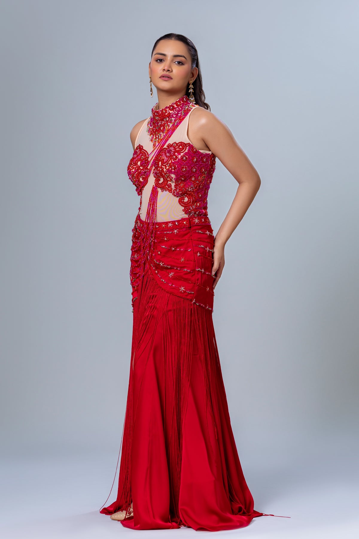 Noor Drape Saree Set