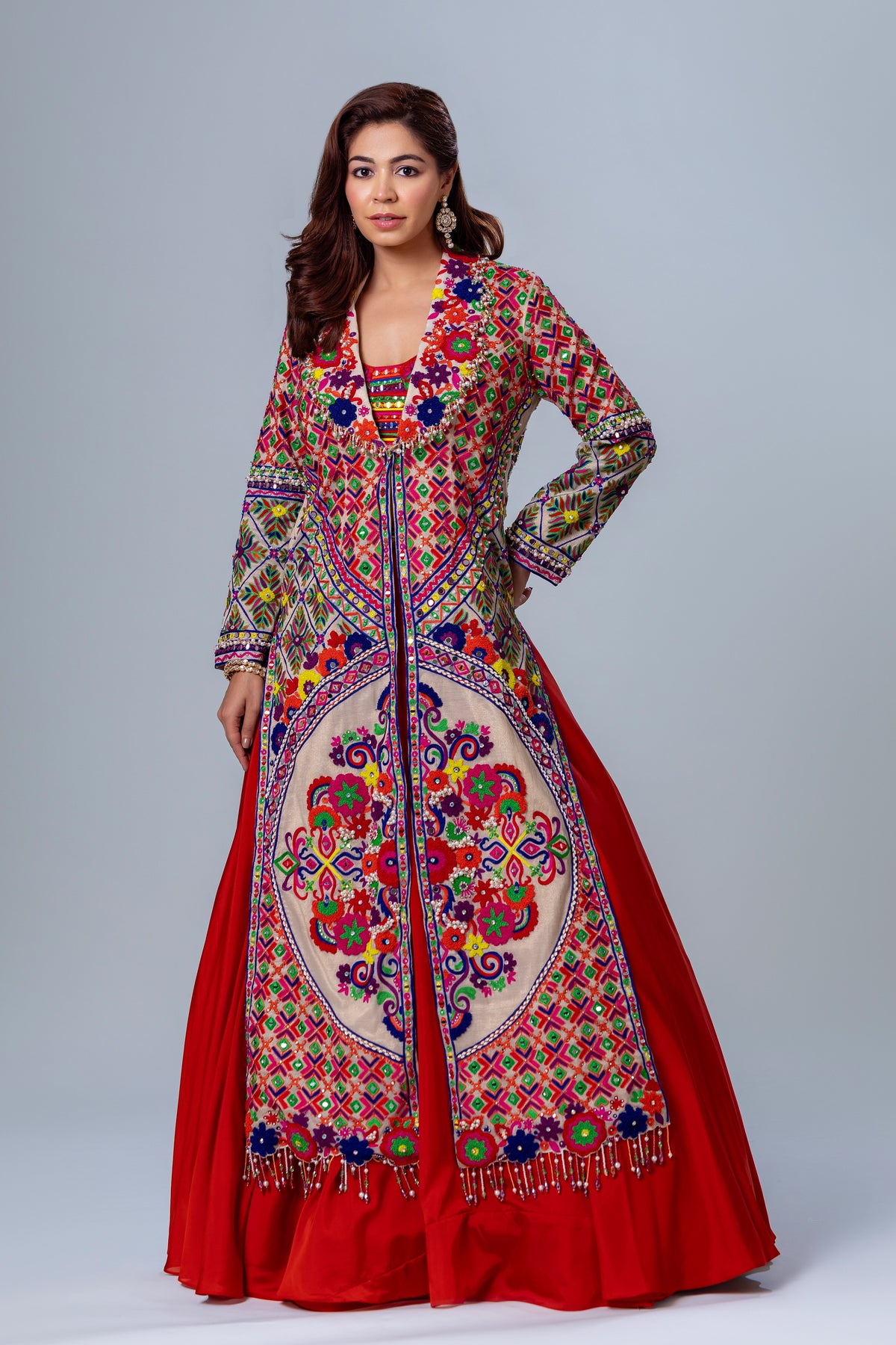 Raag Achkan Lehenga Set
