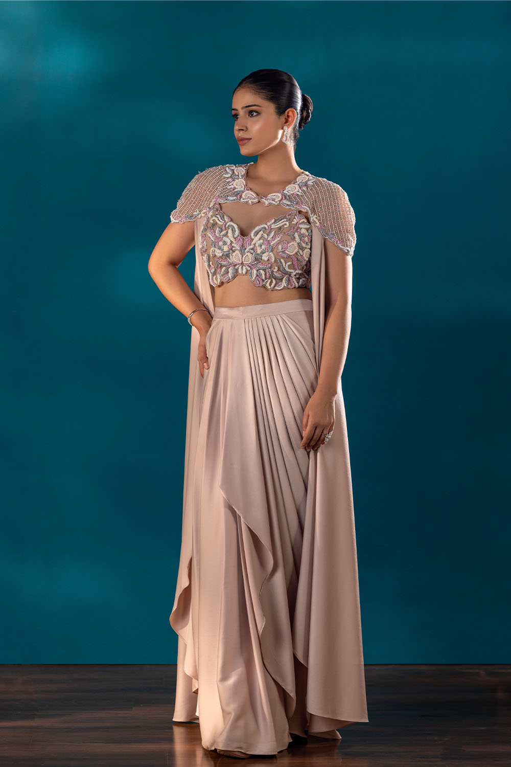 Pearl Mirage Drape Saree