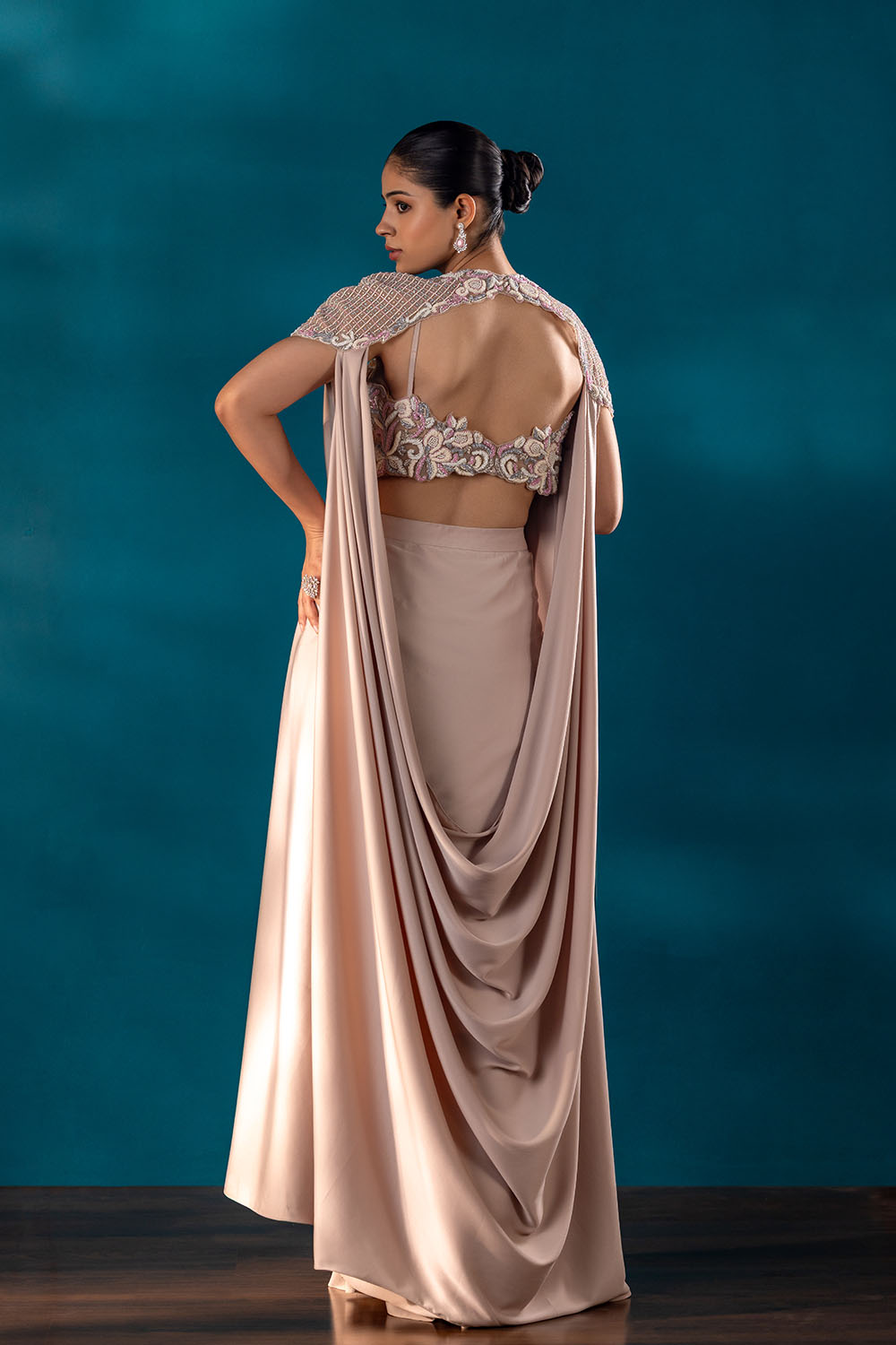 Pearl Mirage Drape Saree