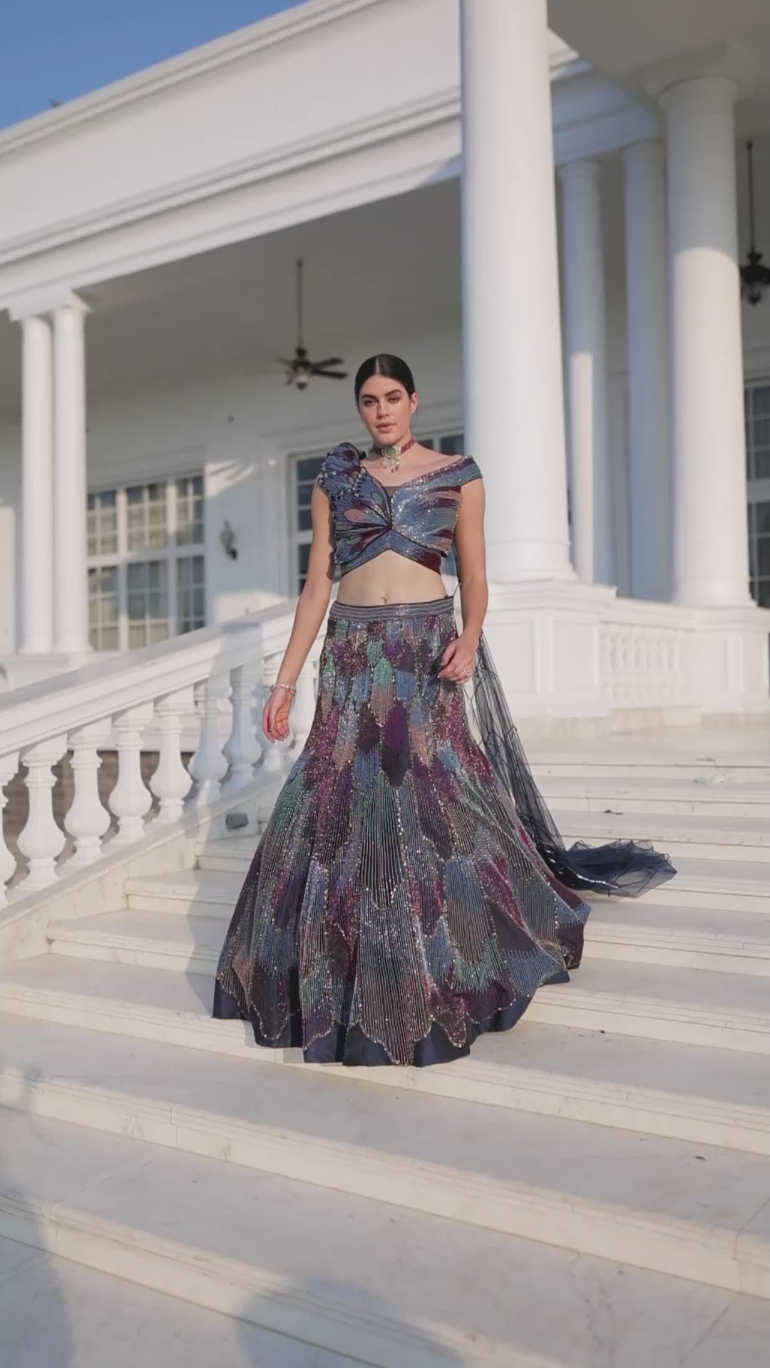 Butterfly Lehenga Set