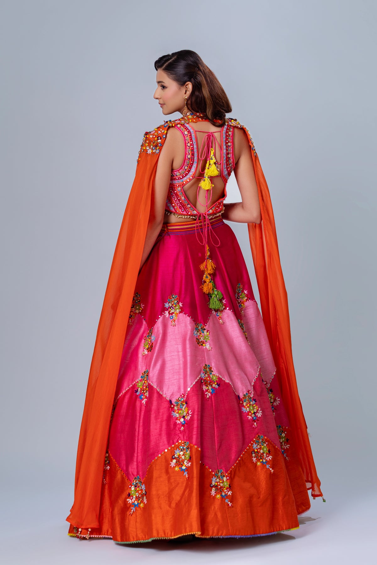 Keya Cape Lehenga Set