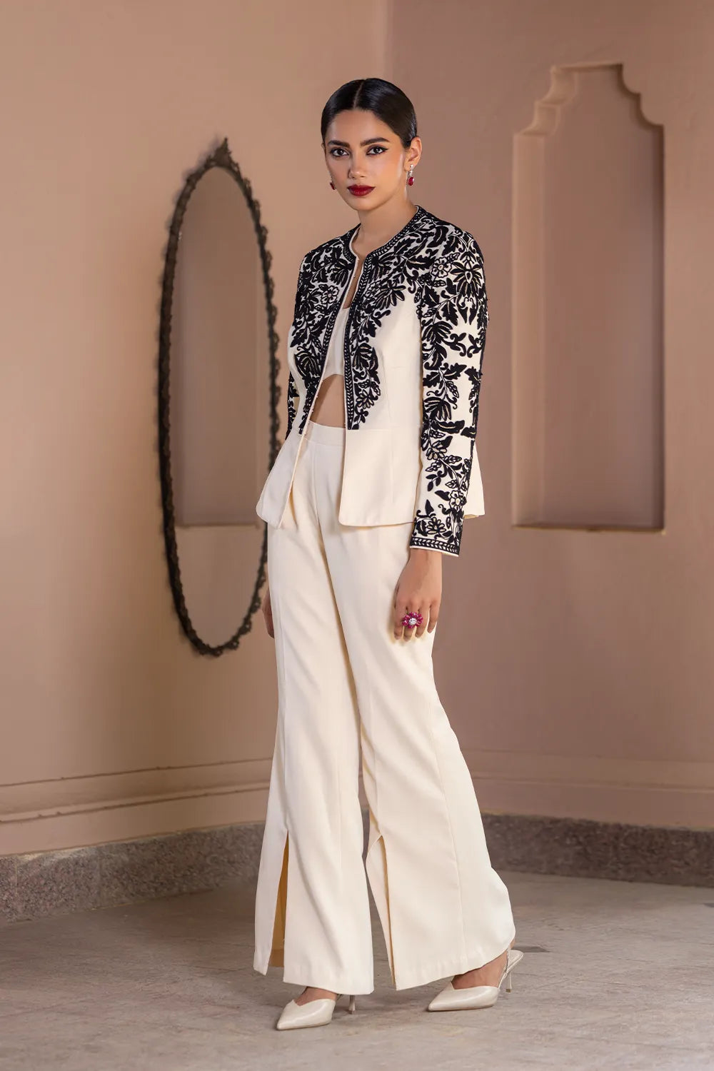 Nazneen ShortJacket & Bell Bottom Set