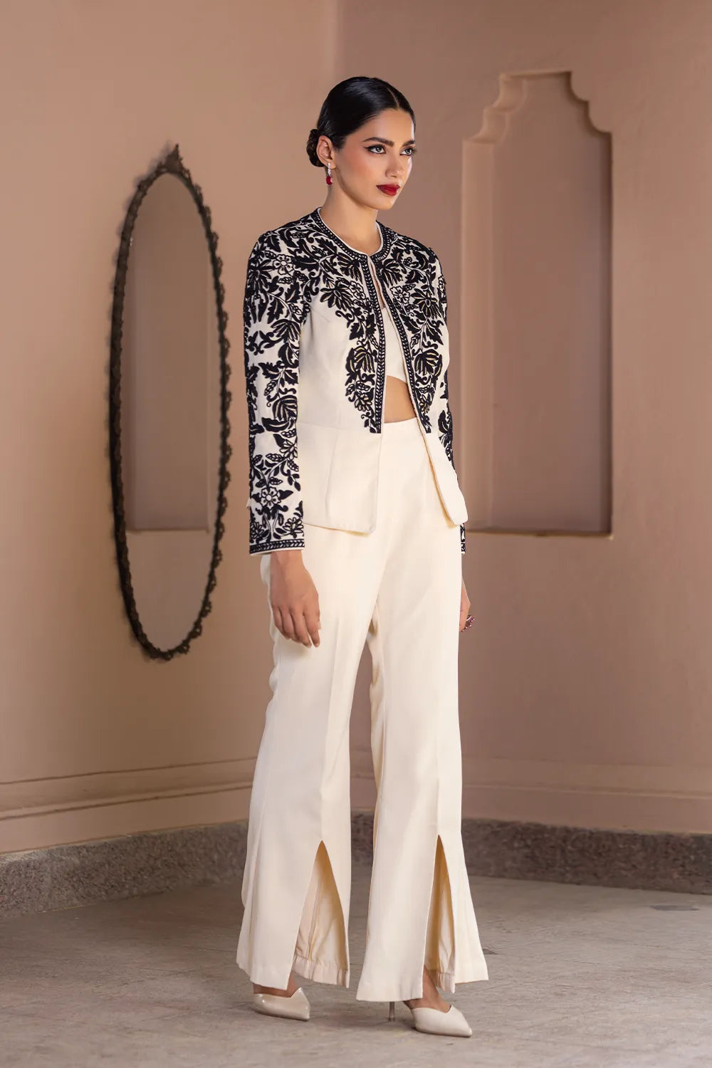 Nazneen ShortJacket & Bell Bottom Set