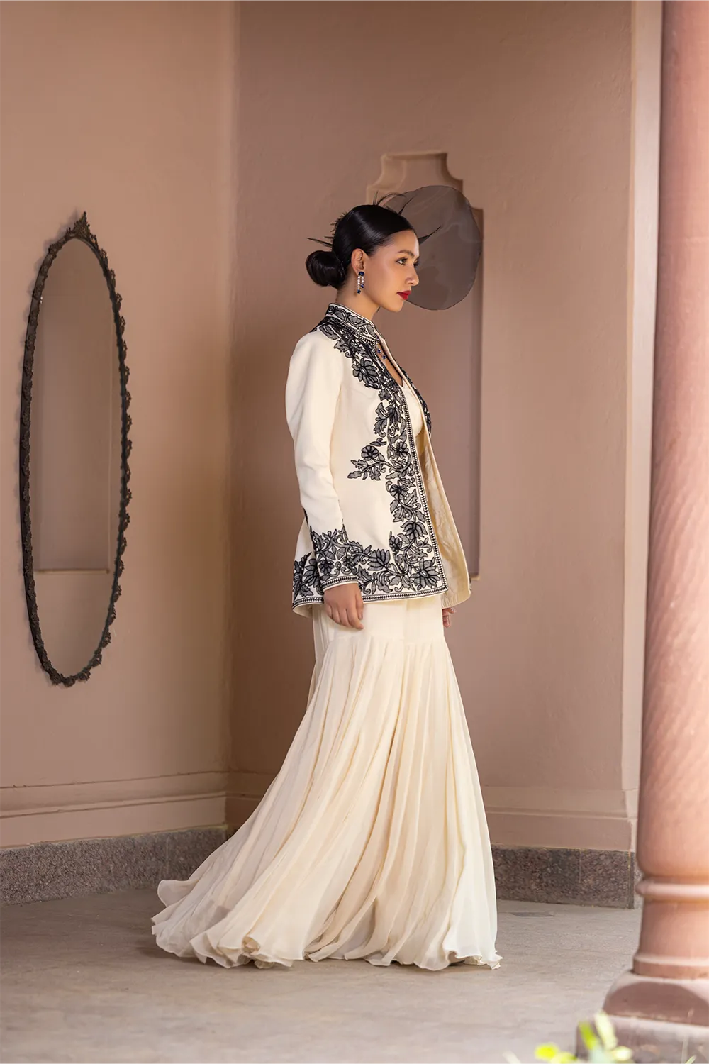 Naayab Jacket & Garara Set