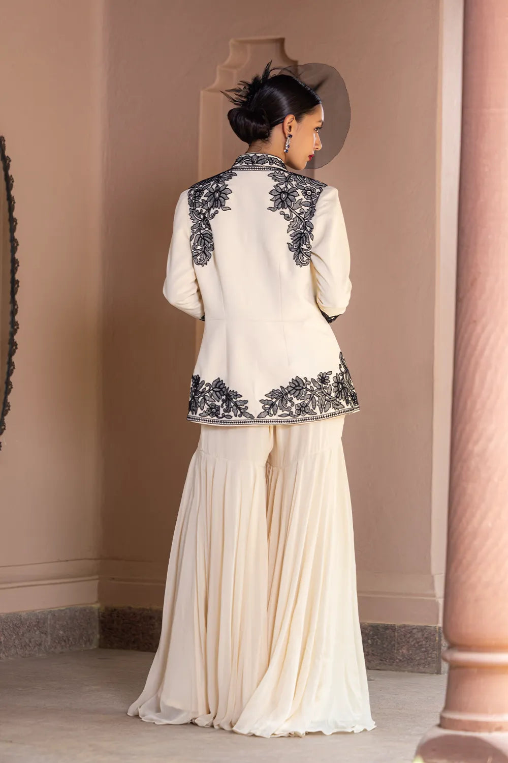 Naayab Jacket & Garara Set