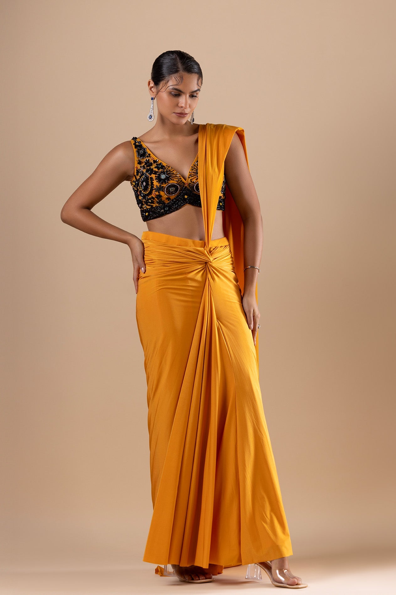 Golden Horizon Saree