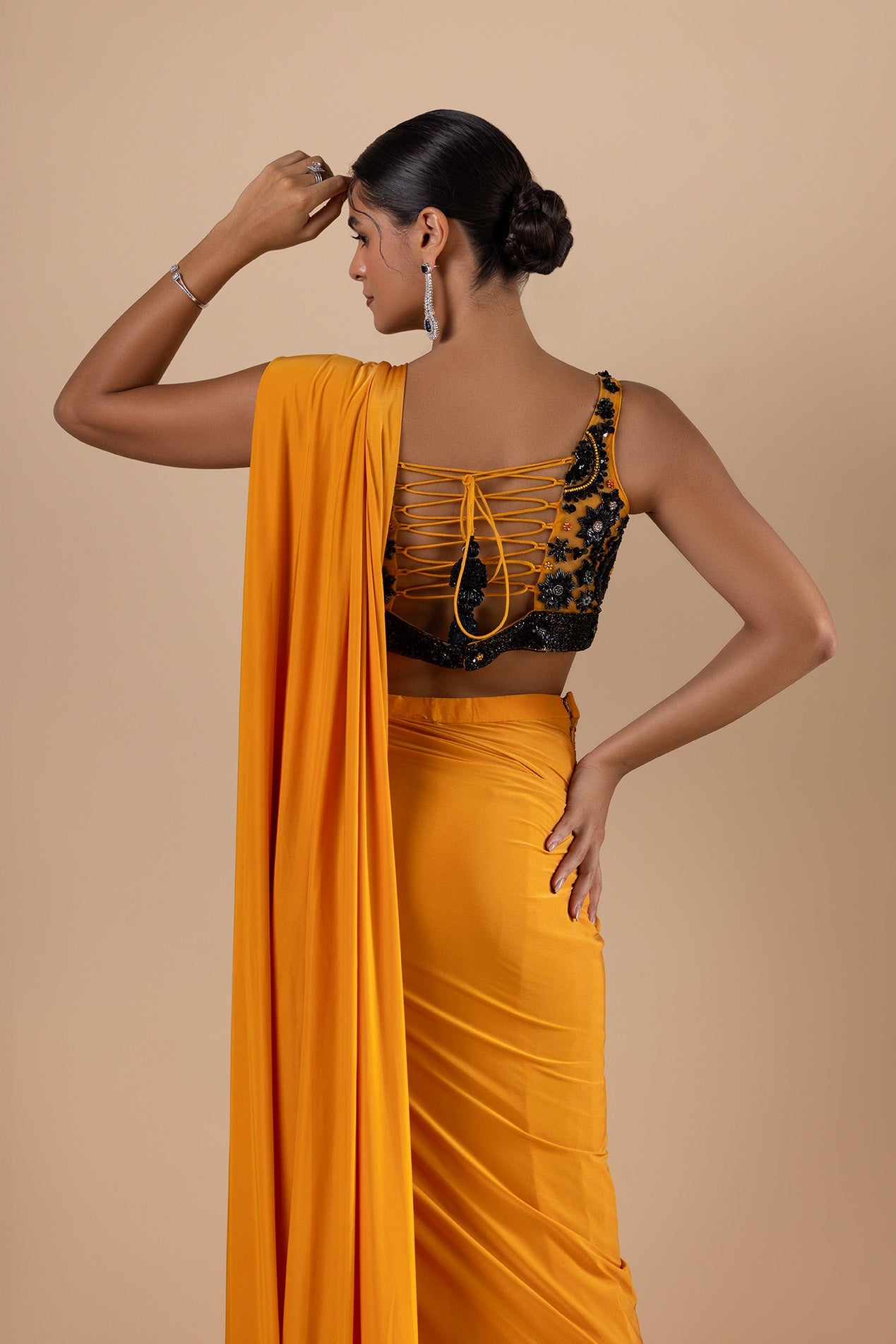 Golden Horizon Saree