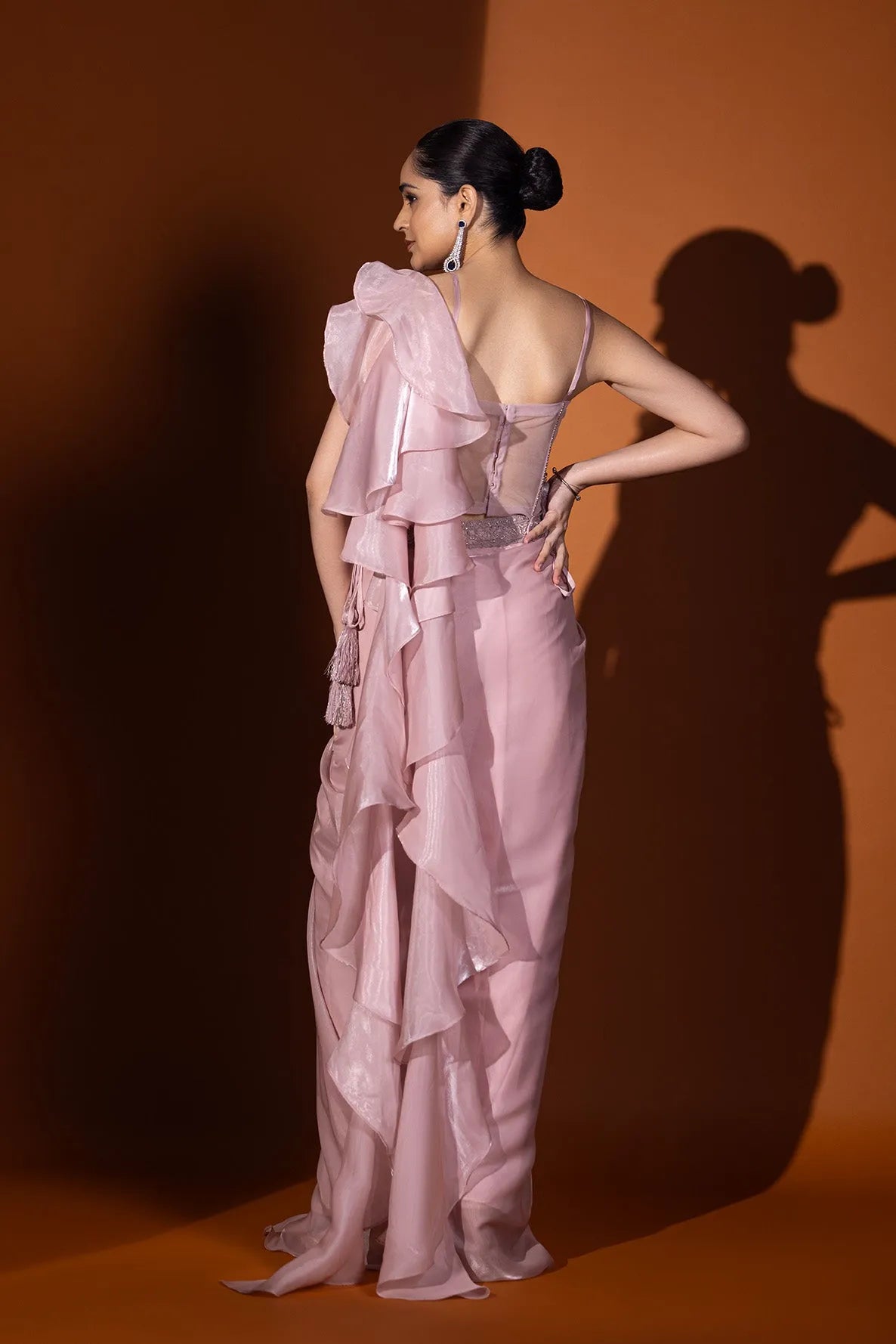 Noorani Drape saree with jacket set