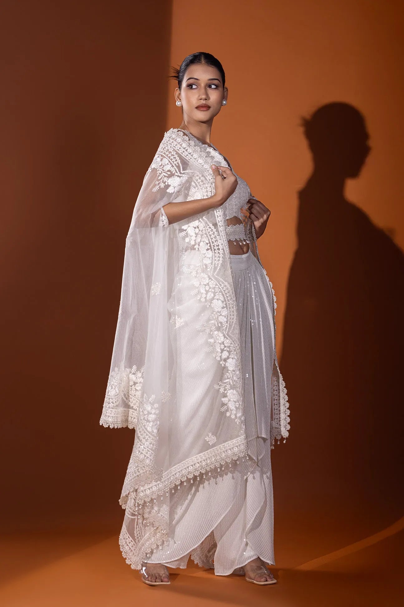 Jahanara Dhoti Skirt & Jacket set