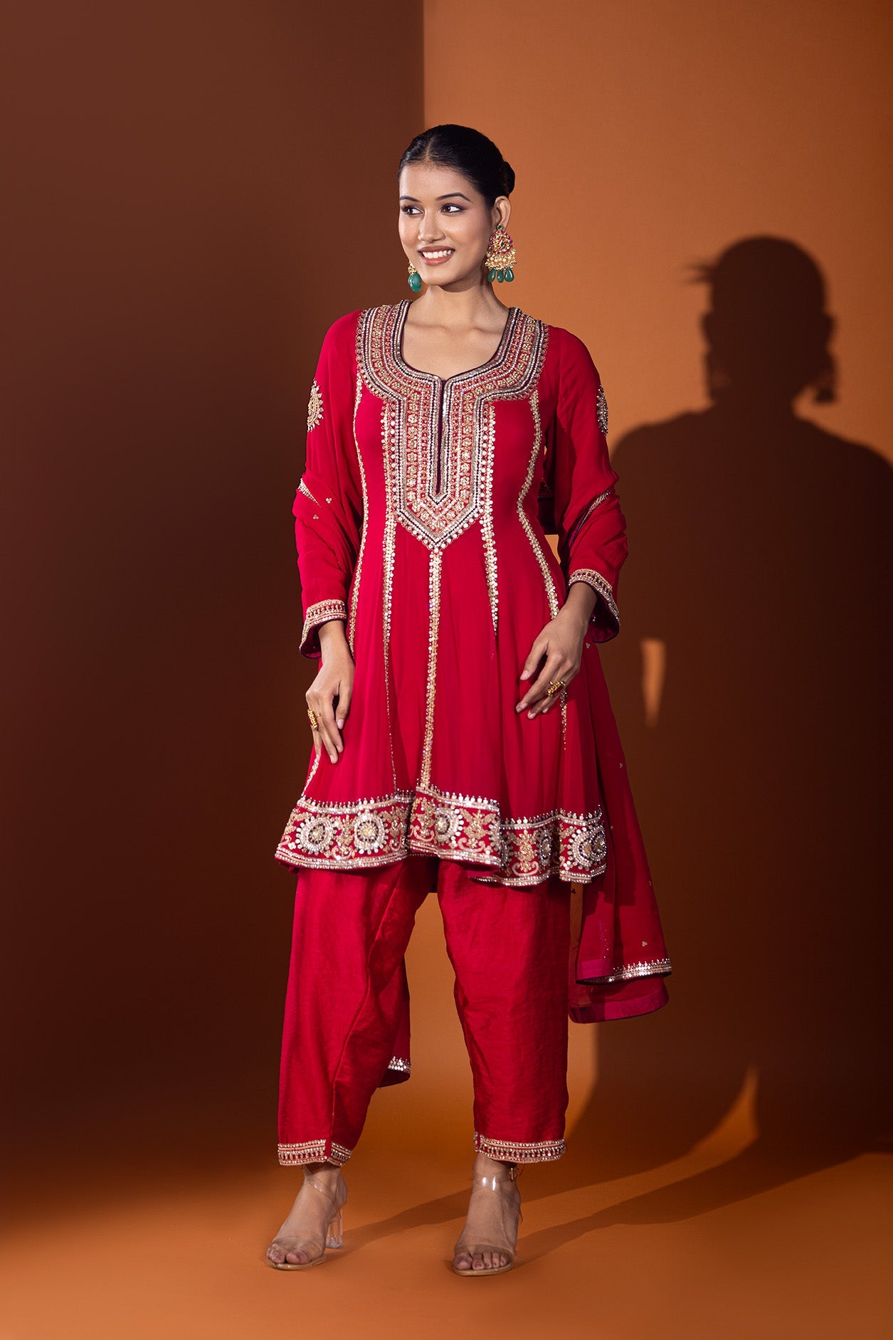 Rani Raunak Anarkali Set