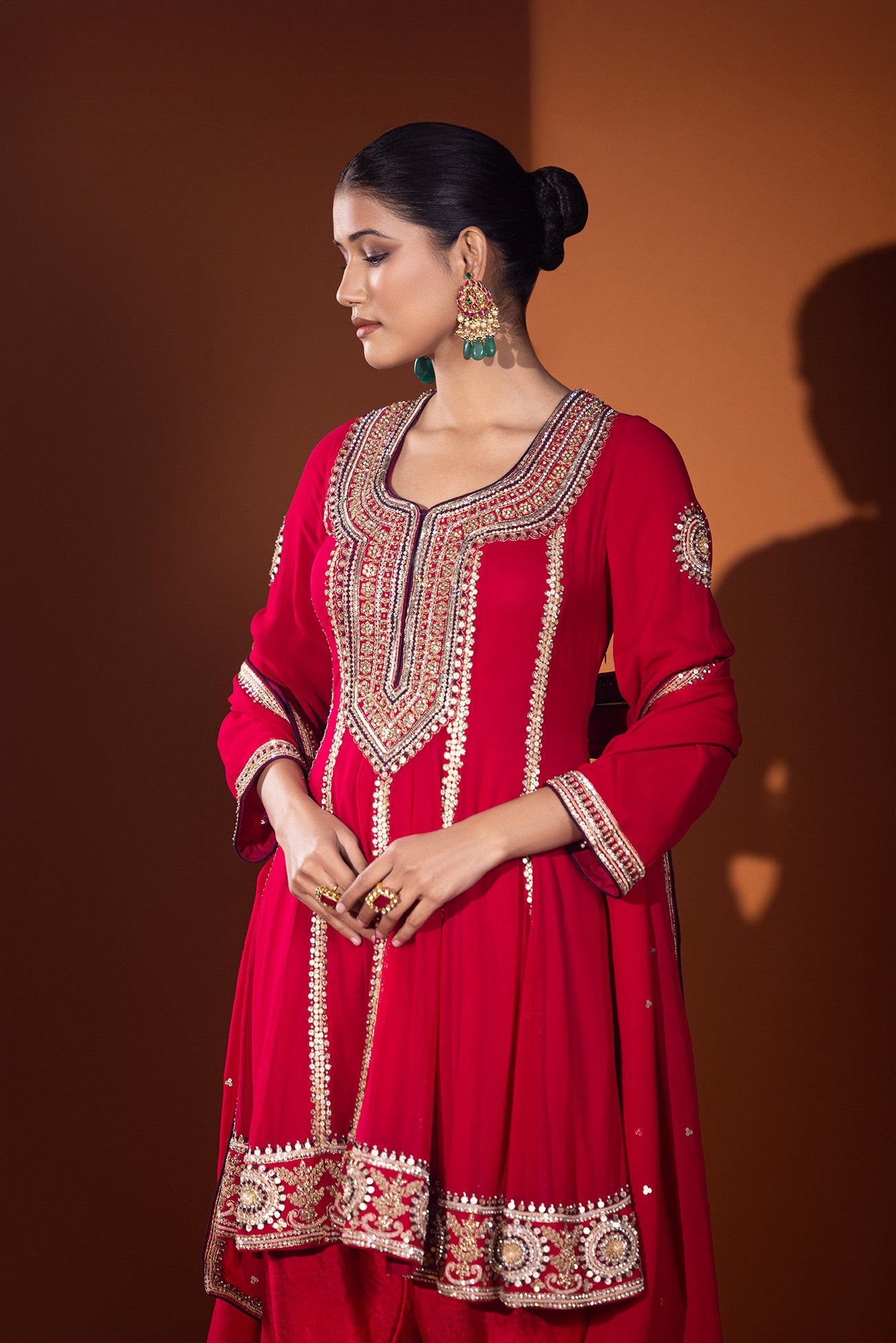 Rani Raunak Anarkali Set