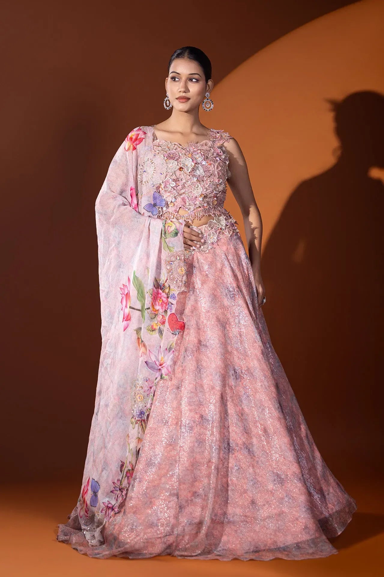 Mumtaz Mahjabeen Crop top & Skirt set