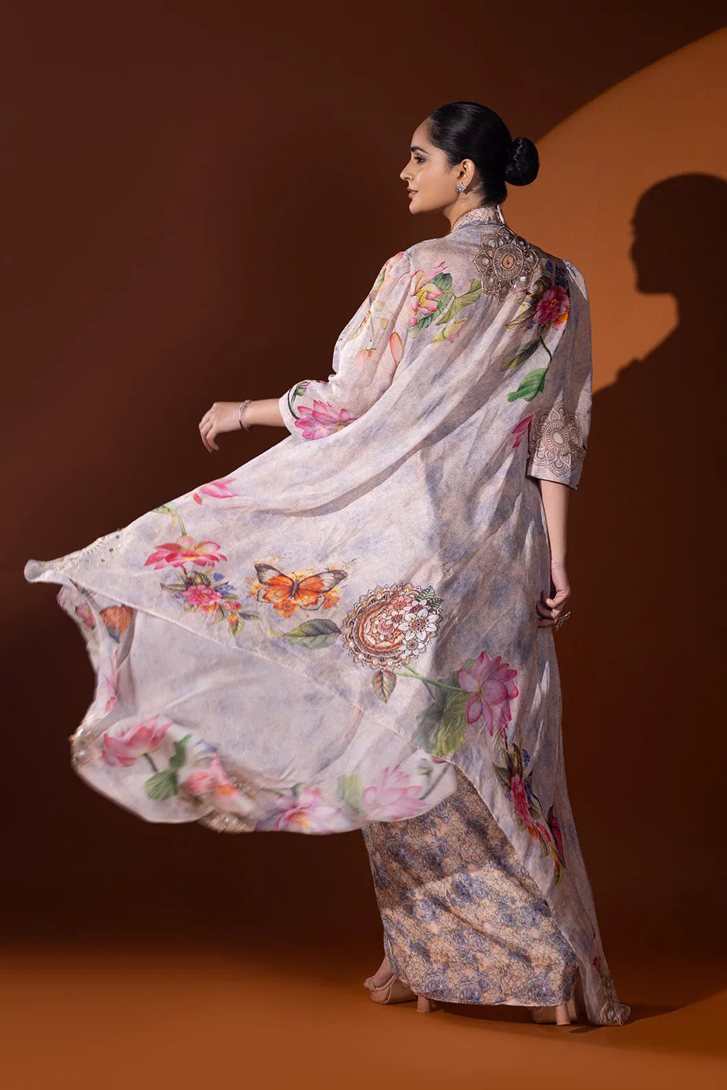 Rang-e-Bahar Crop top & Skirt set