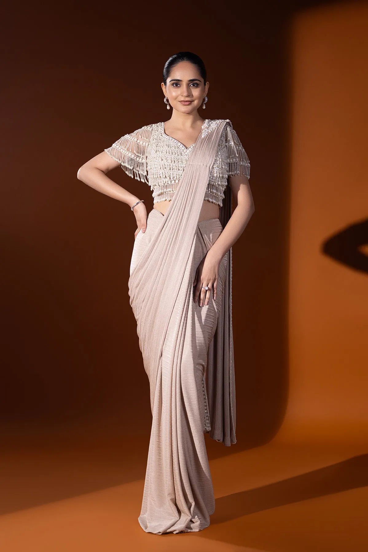 Shehnaaz Drape saree