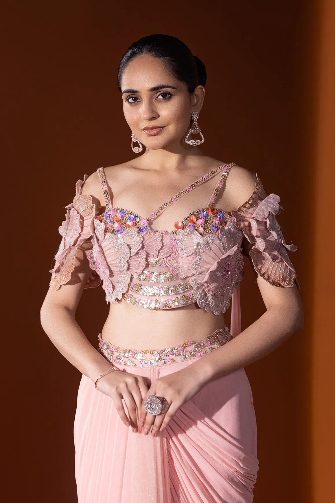 Gulbadan Drape saree