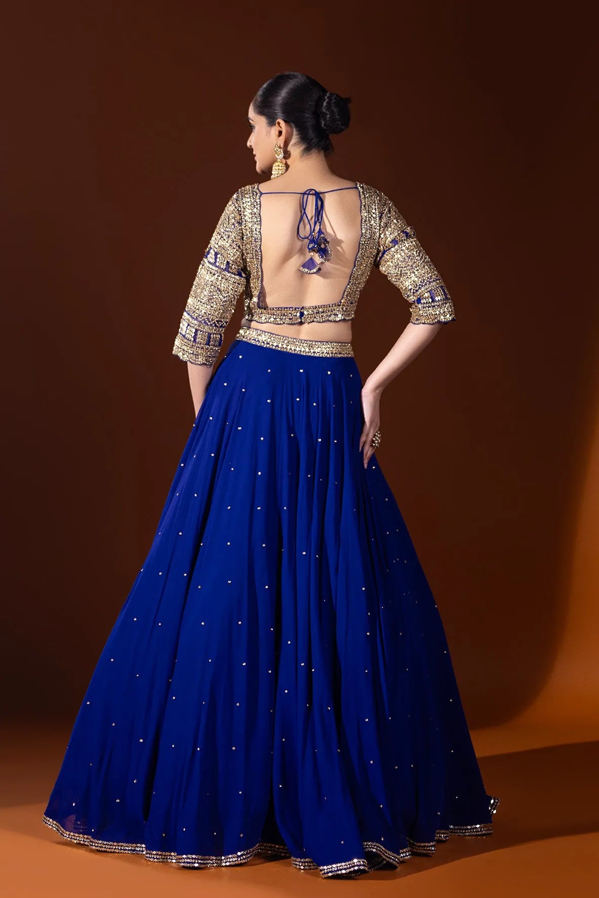 Hy Roop Top Shahnoor Crop top & Skirt Set - Roop Vatika Official