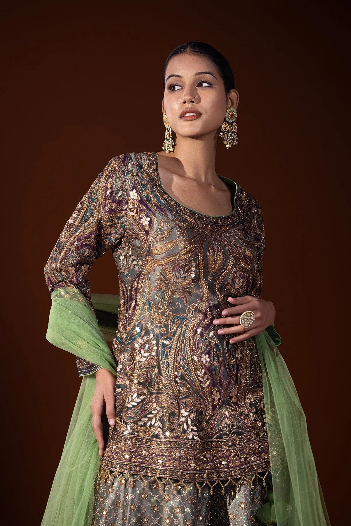 Mehak Jain in Zohra Jahan sharara set