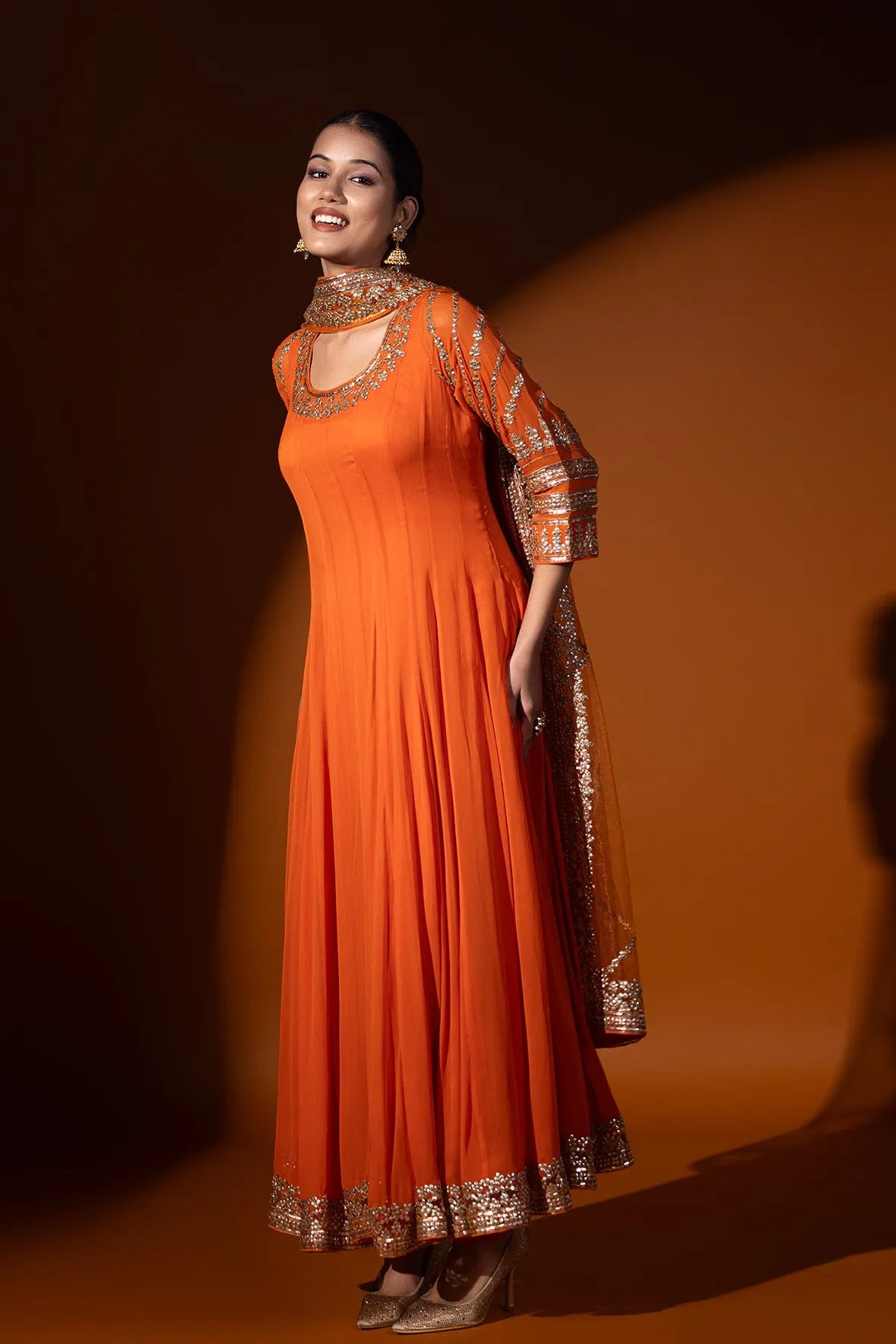 Mehtaab Rang Anarkali Churidar set