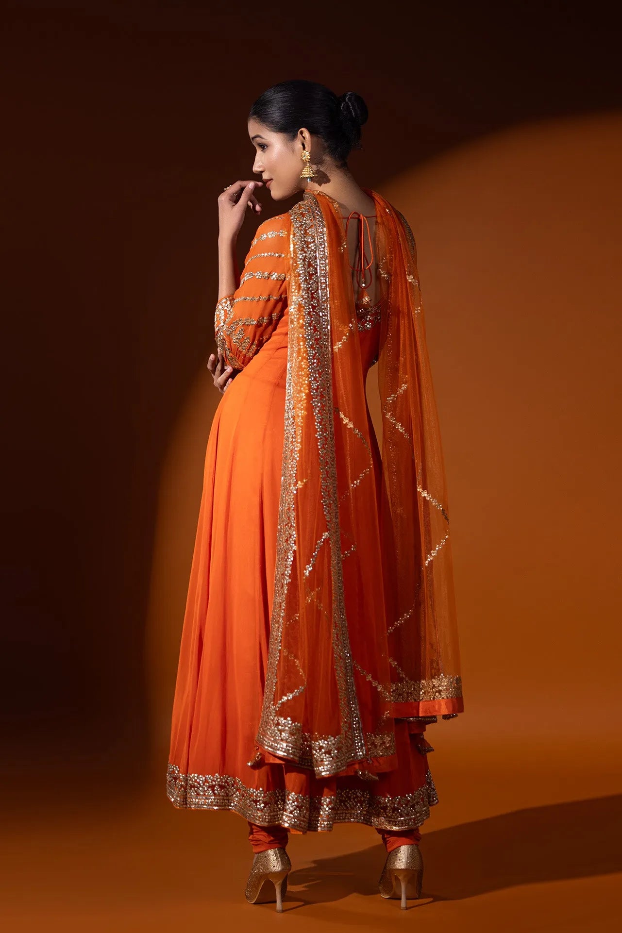 Mehtaab Rang Anarkali Churidar set