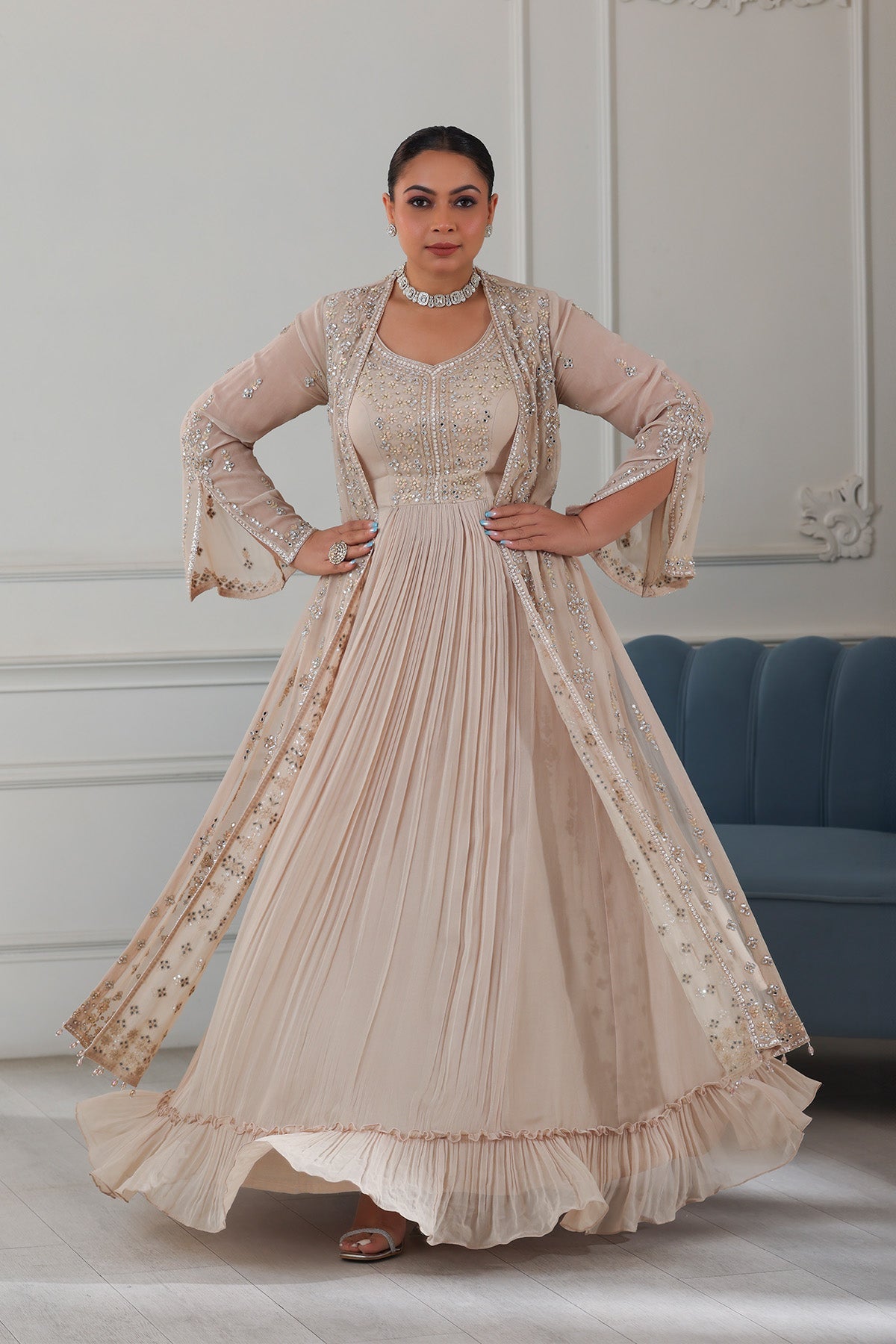 The New- Age Anarkali Suit