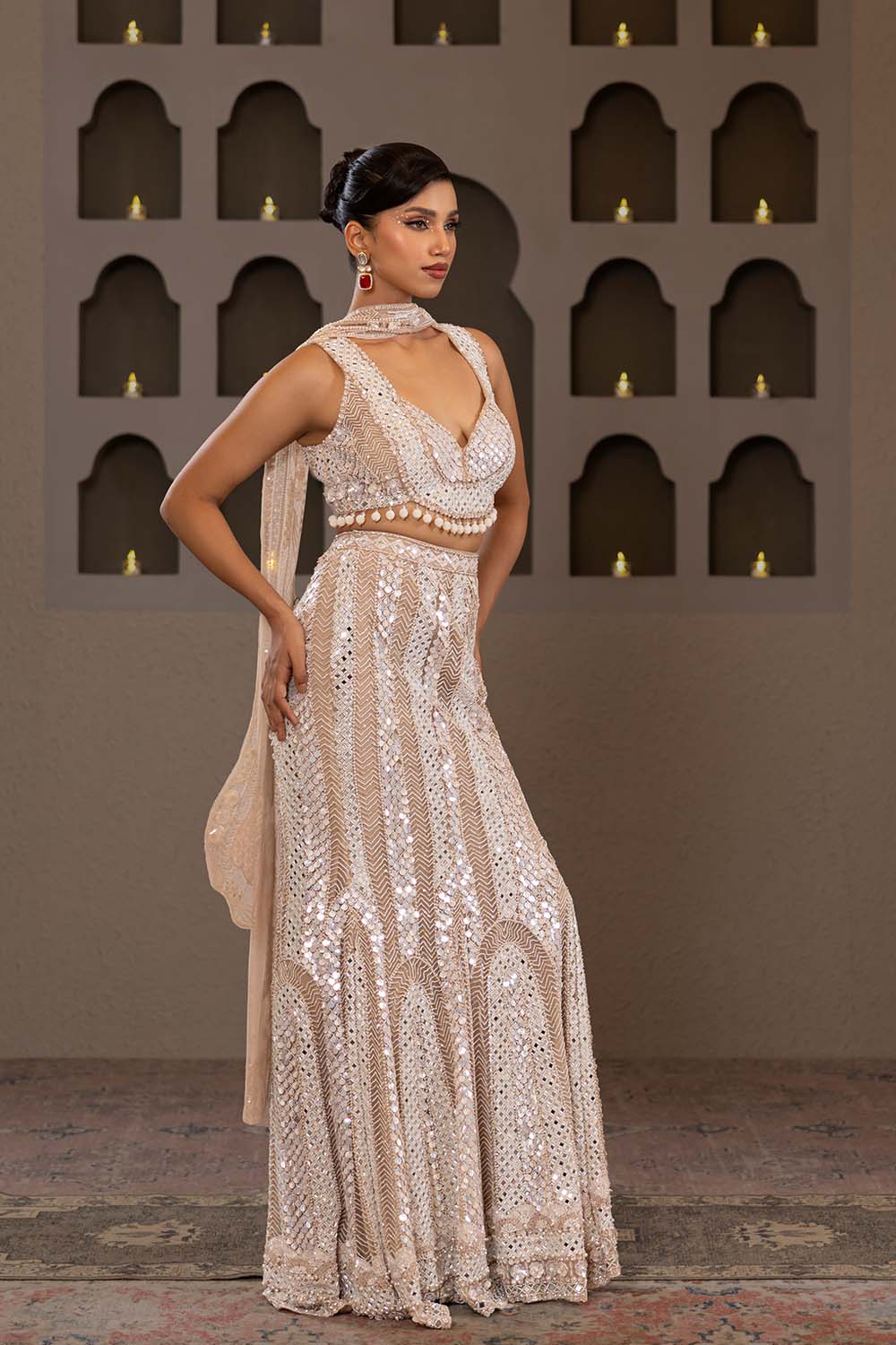 Zareena Sharara Set