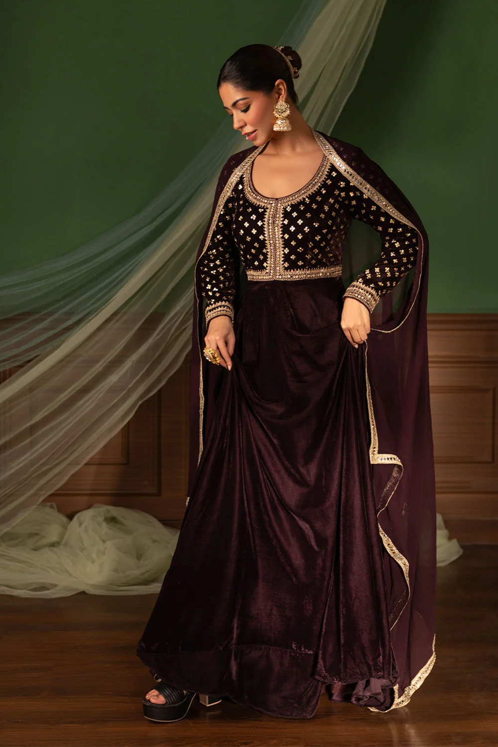Gulmohar Anarkali Ensemble