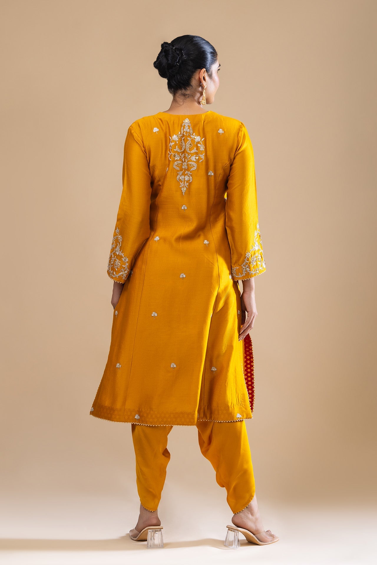 Zarqaa Sitara Kurta Dhoti Set