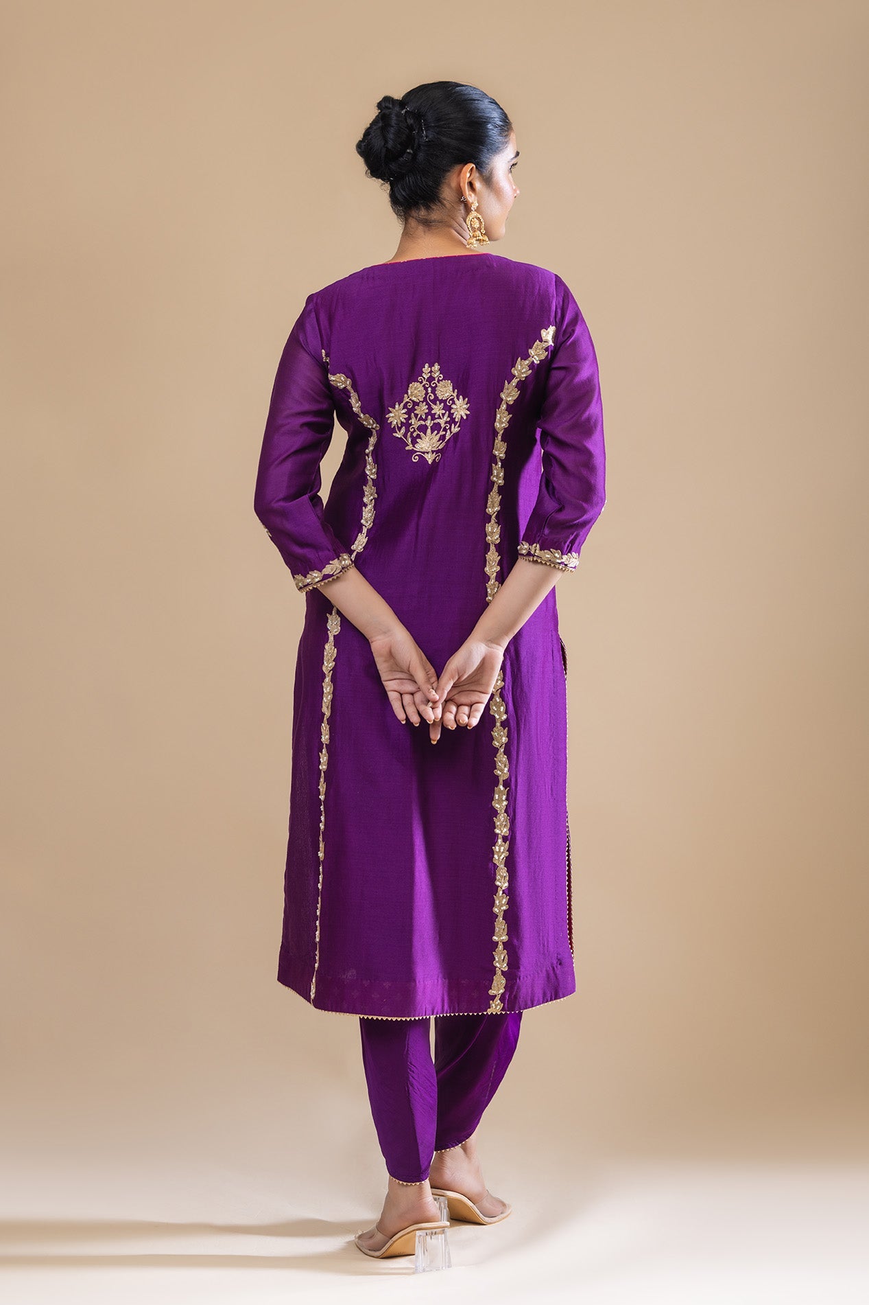 Kasturi Sparsh Kurta Dhoti Set