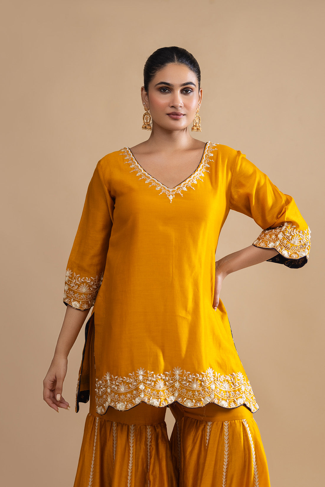 Zareen Gulbadan Sharara Set