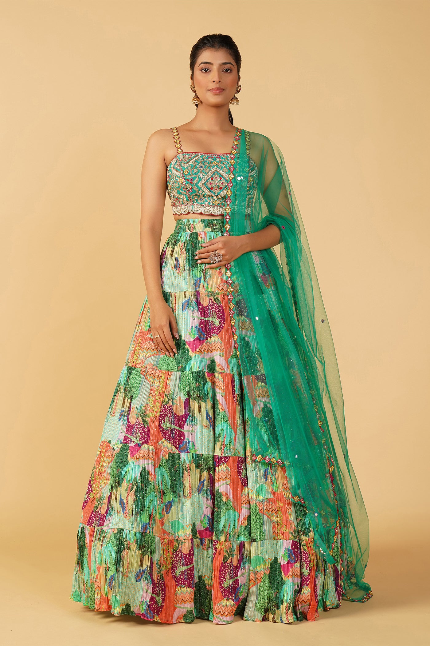 Floral Lehenga Set