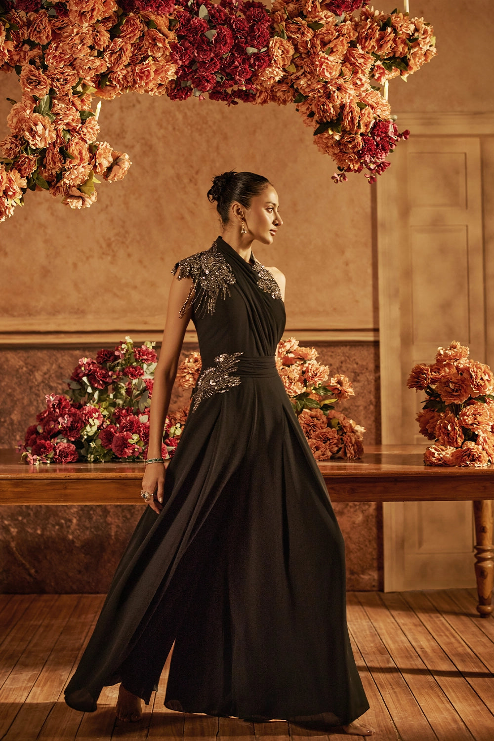 Sharara-e-Shab Black Jumpsuit