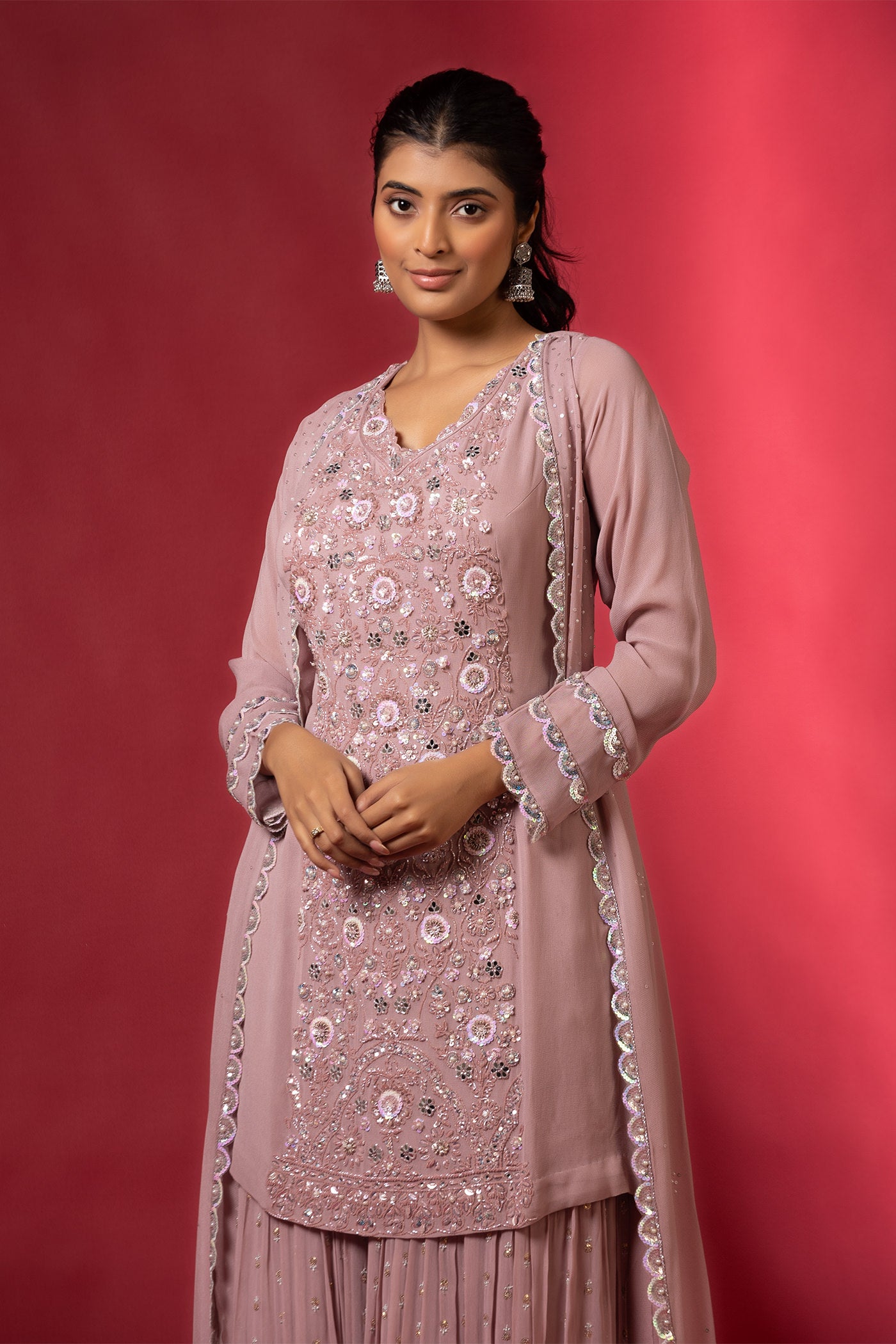 Banarasi Lehenga Short Kurti Embellished Sharara Suit for Wedding,pakistani  Dress for Women Hand Embroidered Plus Size Sharara - Etsy