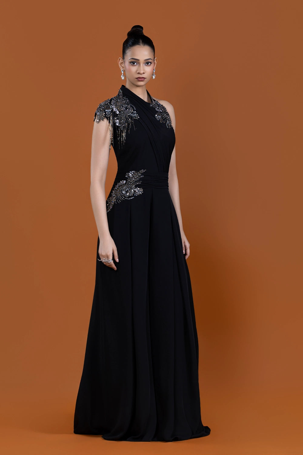 Sharara-e-Shab Black Jumpsuit