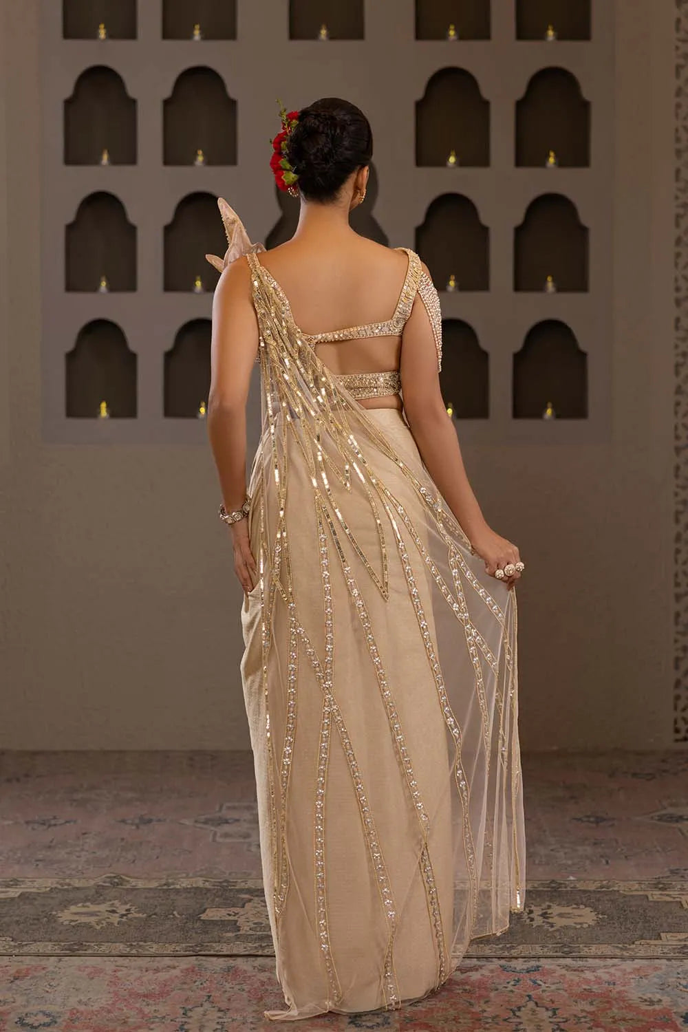 Kanakshree Drape Saree - Roop Vatika Official