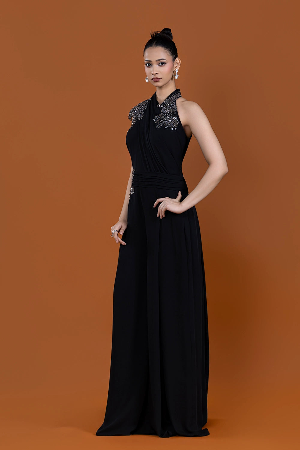 Sharara-e-Shab Black Jumpsuit