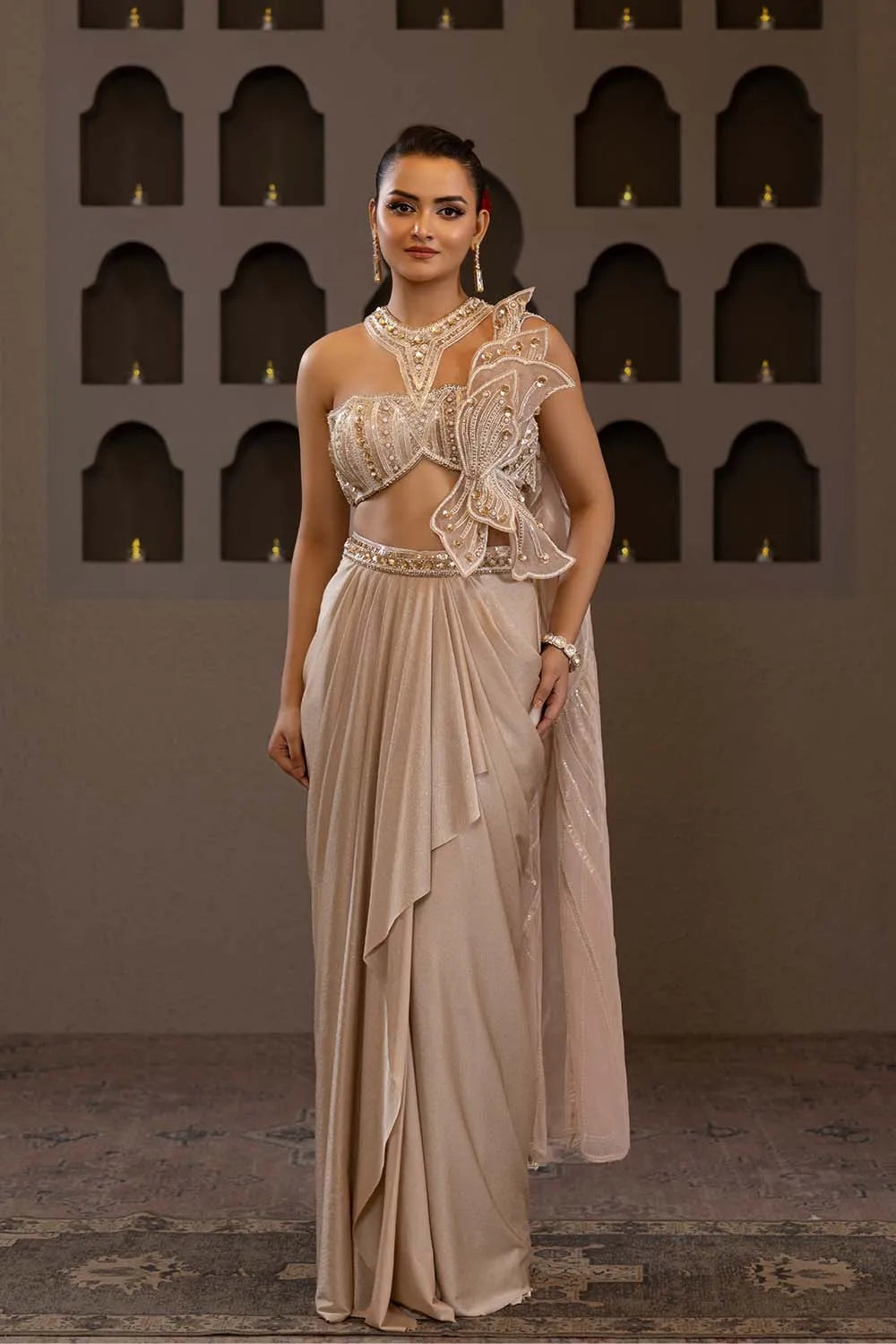 Swarnika Drape saree