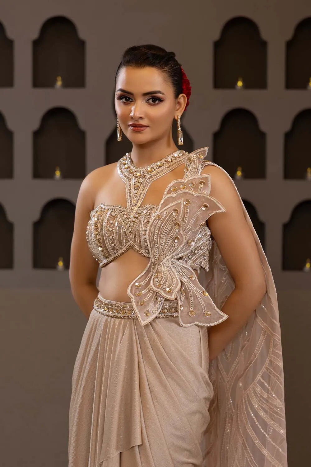 Swarnika Drape saree