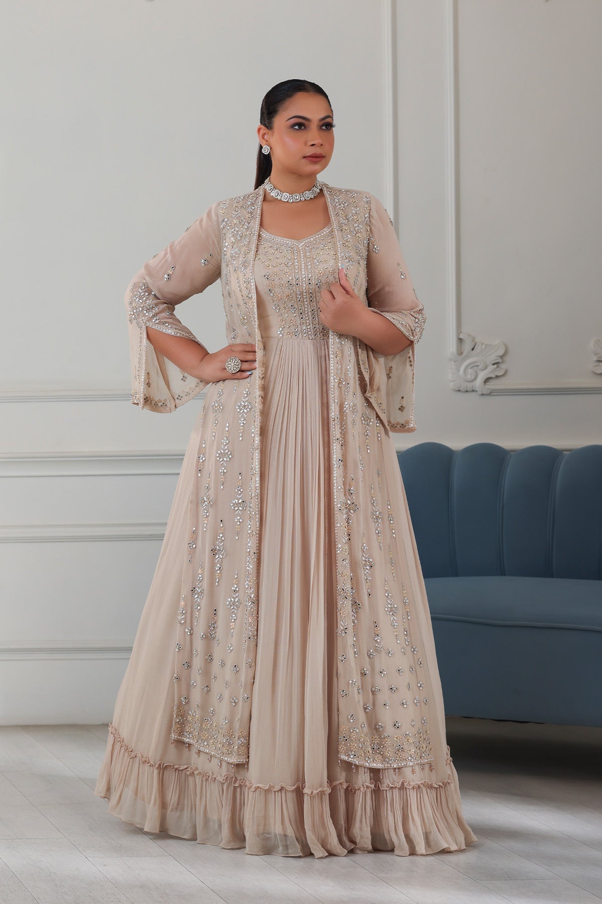 The New- Age Anarkali Suit