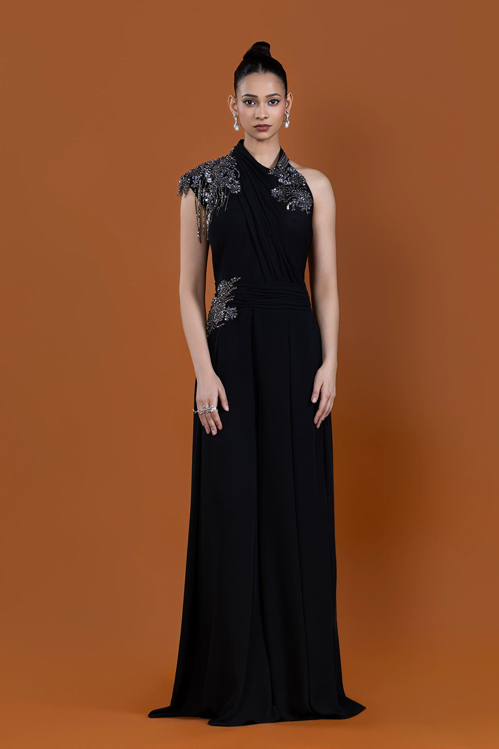 Sharara-e-Shab Black Jumpsuit